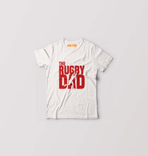 Load image into Gallery viewer, Rugby Dad Kids T-Shirt for Boy/Girl-White-Ektarfa.online