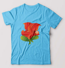 Load image into Gallery viewer, Ganpati JI(Ganesh) T-Shirt for Men-Light Blue-Ektarfa.online