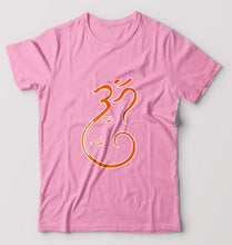 Load image into Gallery viewer, Ganpati JI(Ganesh) T-Shirt for Men-Light Baby Pink-Ektarfa.online