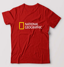 Load image into Gallery viewer, National Geographic T-Shirt for Men-Red-Ektarfa.online