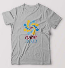 Load image into Gallery viewer, FIFA World Cup Qatar 2022 T-Shirt for Men-Grey Melange-Ektarfa.online