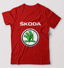 Load image into Gallery viewer, Skoda T-Shirt for Men-Red-Ektarfa.online