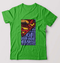 Load image into Gallery viewer, Superman Superhero T-Shirt for Men-flag green-Ektarfa.online