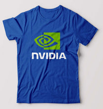 Load image into Gallery viewer, Nvidia T-Shirt for Men-Royal Blue-Ektarfa.online