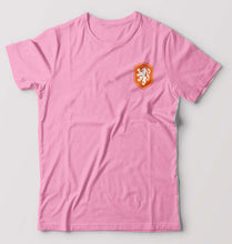Load image into Gallery viewer, Netherlands Football T-Shirt for Men-Light Baby Pink-Ektarfa.online