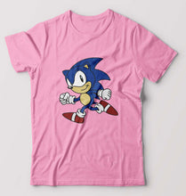 Load image into Gallery viewer, Sonic T-Shirt for Men-Light Baby Pink-Ektarfa.online