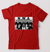 Load image into Gallery viewer, Niggaz Wit Attitudes (NWA) Hip Hop T-Shirt for Men-Red-Ektarfa.online