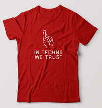 Load image into Gallery viewer, Techno T-Shirt for Men-Red-Ektarfa.online