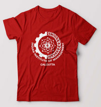 Load image into Gallery viewer, IIM Calcutta T-Shirt for Men-Red-Ektarfa.online