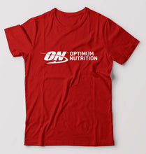 Load image into Gallery viewer, optimum nutrition (ON) T-Shirt for Men-Red-Ektarfa.online