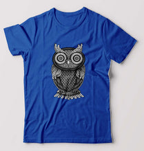 Load image into Gallery viewer, Owl T-Shirt for Men-Royal Blue-Ektarfa.online