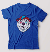 Load image into Gallery viewer, Bear T-Shirt for Men-Royal Blue-Ektarfa.online