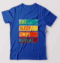 Load image into Gallery viewer, Swimming T-Shirt for Men-Royal Blue-Ektarfa.online