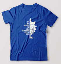 Load image into Gallery viewer, Rick and Morty T-Shirt for Men-Royal Blue-Ektarfa.online