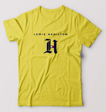 Load image into Gallery viewer, Lewis Hamilton F1 T-Shirt for Men-Yellow-Ektarfa.online