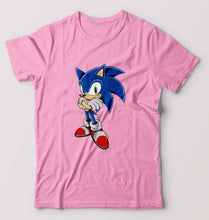 Load image into Gallery viewer, Sonic T-Shirt for Men-Light Baby Pink-Ektarfa.online