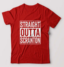 Load image into Gallery viewer, Straight Outta Scranton T-Shirt for Men-Red-Ektarfa.online