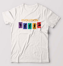 Load image into Gallery viewer, Evolution Football T-Shirt for Men-White-Ektarfa.online