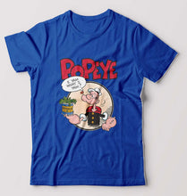 Load image into Gallery viewer, Popeye T-Shirt for Men-Royal Blue-Ektarfa.online