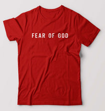 Load image into Gallery viewer, Fear of God T-Shirt for Men-Red-Ektarfa.online