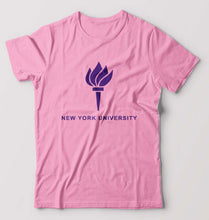 Load image into Gallery viewer, New York University T-Shirt for Men-Light Baby Pink-Ektarfa.online