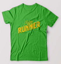 Load image into Gallery viewer, Runner Running T-Shirt for Men-Flag green-Ektarfa.online
