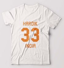 Load image into Gallery viewer, Hardik Pandya winner dinner T-Shirt for Men-White-Ektarfa.online
