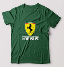 Load image into Gallery viewer, Ferrari T-Shirt for Men-Bottle Green-Ektarfa.online