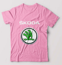 Load image into Gallery viewer, Skoda T-Shirt for Men-Light Baby Pink-Ektarfa.online