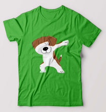 Load image into Gallery viewer, Dab Dog T-Shirt for Men-Flag Green-Ektarfa.online