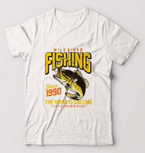 Load image into Gallery viewer, Fishing T-Shirt for Men-White-Ektarfa.online