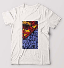 Load image into Gallery viewer, Superman Superhero T-Shirt for Men-White-Ektarfa.online