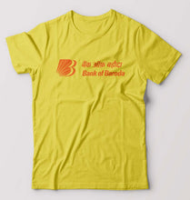 Load image into Gallery viewer, Bank of Baroda T-Shirt for Men-Yellow-Ektarfa.online
