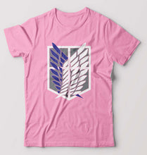 Load image into Gallery viewer, Attack on Titan T-Shirt for Men-Light Baby Pink-Ektarfa.online