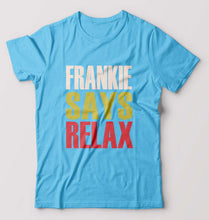 Load image into Gallery viewer, Frankie Says Relax Friends T-Shirt for Men-Light Blue-Ektarfa.online
