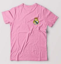 Load image into Gallery viewer, Real Madrid Logo T-Shirt for Men-Light Baby Pink-Ektarfa.online