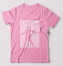 Load image into Gallery viewer, Cristiano Ronaldo CR7 T-Shirt for Men-Light Baby Pink-Ektarfa.online