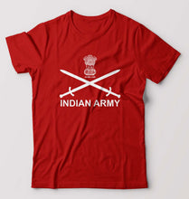 Load image into Gallery viewer, Indian Army T-Shirt for Men-Red-Ektarfa.online