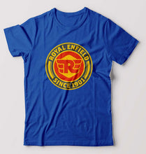 Load image into Gallery viewer, Royal Enfield T-Shirt for Men-Royal Blue-Ektarfa.online
