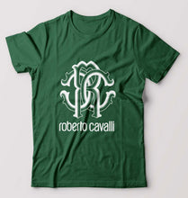 Load image into Gallery viewer, Roberto Cavalli T-Shirt for Men-Bottle Green-Ektarfa.online