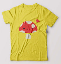 Load image into Gallery viewer, Mushroom T-Shirt for Men-Yellow-Ektarfa.online