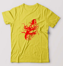 Load image into Gallery viewer, Hanuman Ji (God) T-Shirt for Men-Yellow-Ektarfa.online