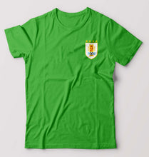 Load image into Gallery viewer, Uruguay Football T-Shirt for Men-flag green-Ektarfa.online