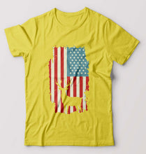 Load image into Gallery viewer, Deer T-Shirt for Men-Yellow-Ektarfa.online