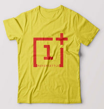 Load image into Gallery viewer, OnePlus T-Shirt for Men-Yellow-Ektarfa.online