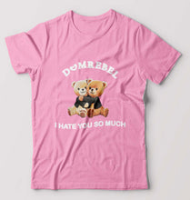 Load image into Gallery viewer, Domrebel Bear T-Shirt for Men-Light Baby Pink-Ektarfa.online