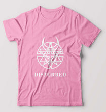 Load image into Gallery viewer, Disturbed T-Shirt for Men-Light Baby Pink-Ektarfa.online