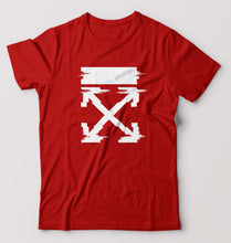 Load image into Gallery viewer, Off White Tee T-Shirt for Men-Red-Ektarfa.online