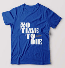 Load image into Gallery viewer, No Time To Die James Bond 007 T-Shirt for Men-Royal Blue-Ektarfa.online