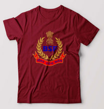 Load image into Gallery viewer, BSF Army T-Shirt for Men-Maroon-Ektarfa.online
